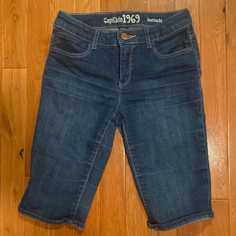 Gap girls Bermuda Jean shorts